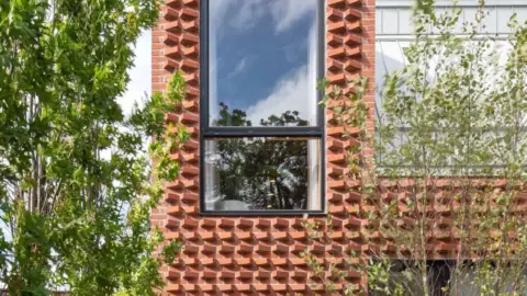 Modern Brick House Facade